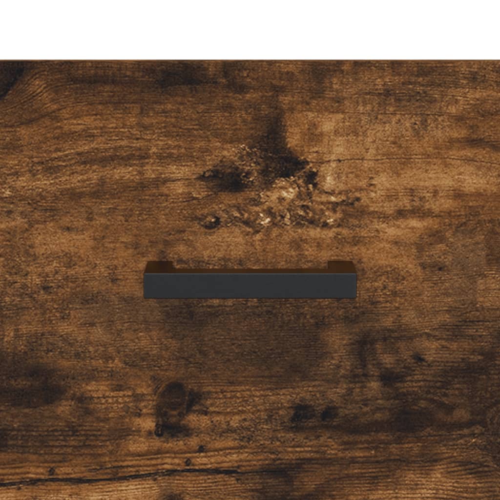skobænk 102x35x55 cm konstrueret træ røget egetræsfarve