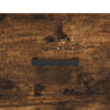 skobænk 102x35x55 cm konstrueret træ røget egetræsfarve