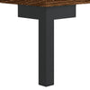skobænk 102x35x55 cm konstrueret træ brun egetræsfarve