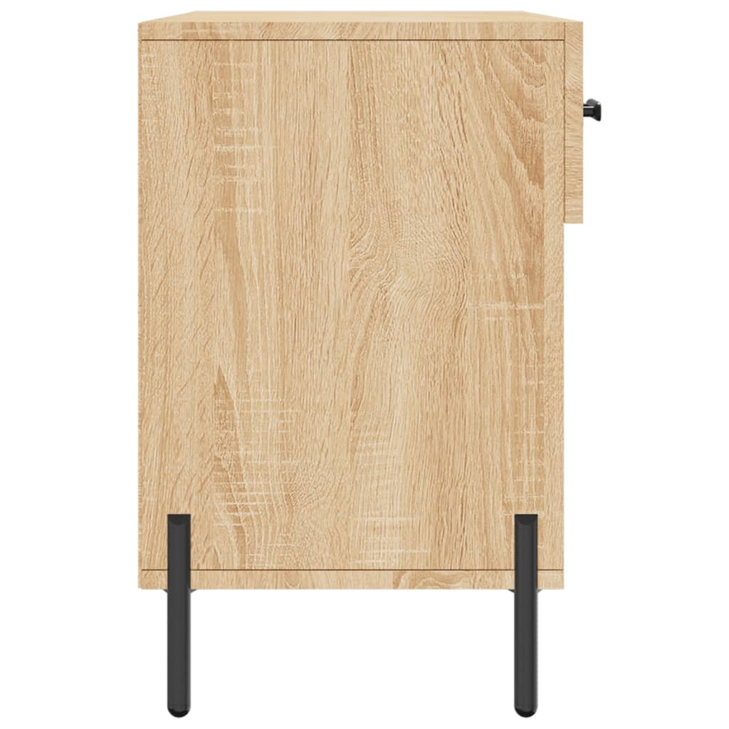 skobænk 102x35x55 cm konstrueret træ sonoma-eg