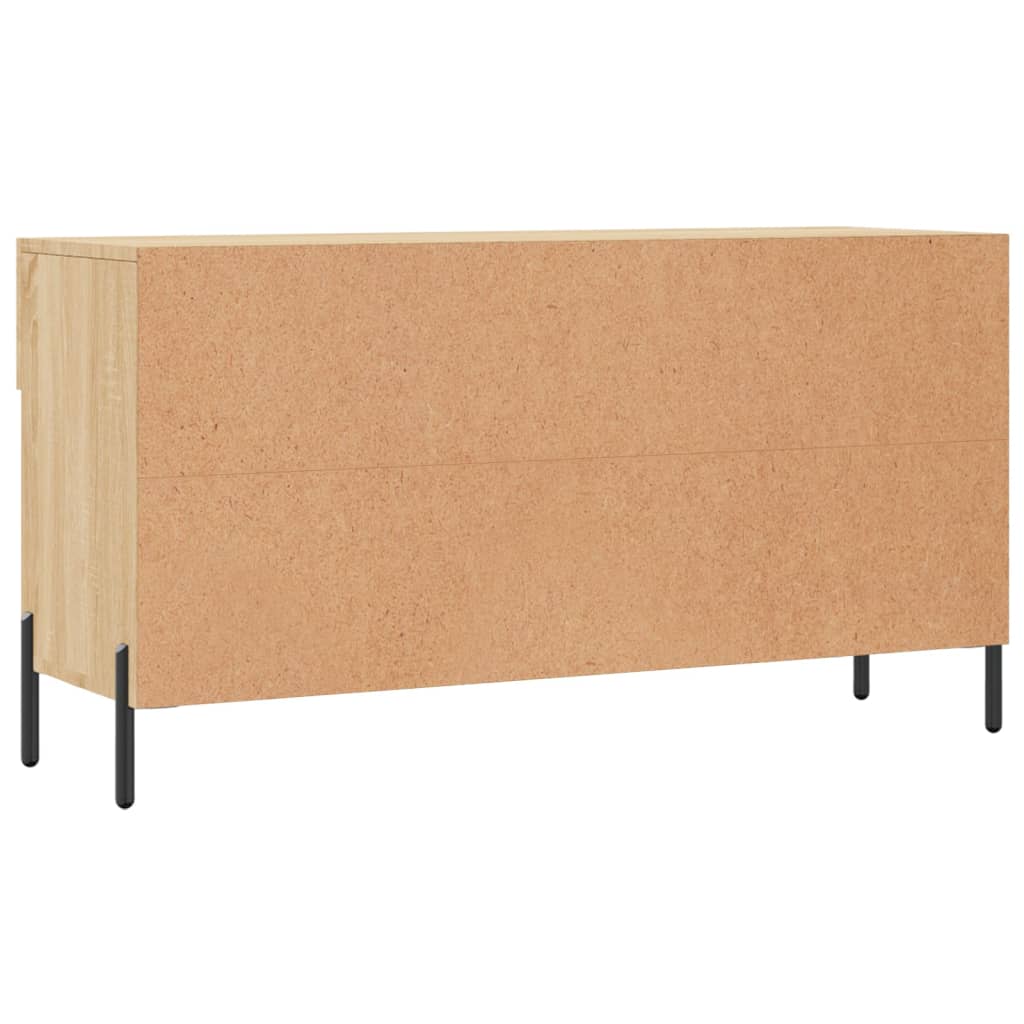 skobænk 102x35x55 cm konstrueret træ sonoma-eg