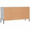skobænk 102x35x55 cm konstrueret træ betongrå