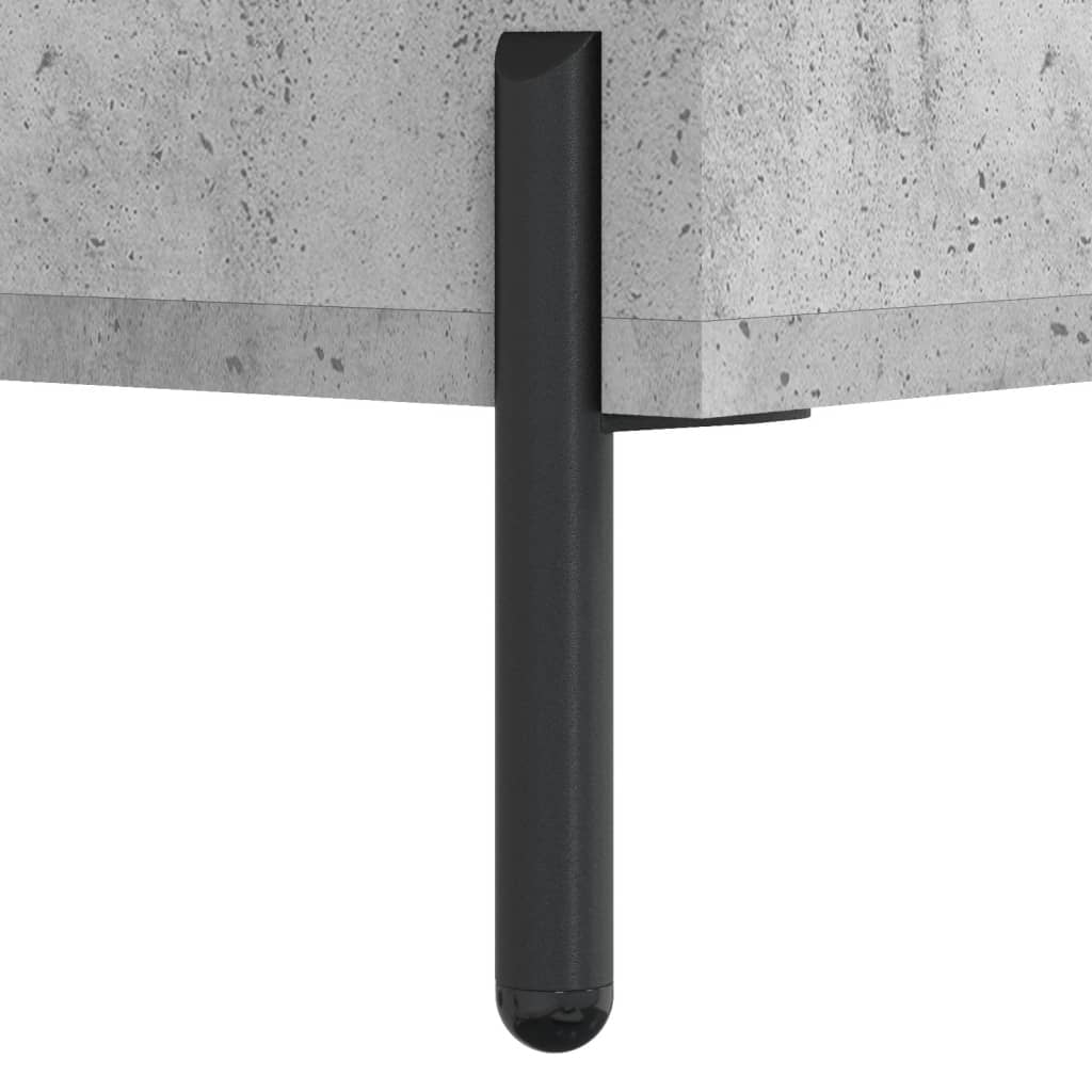 skobænk 102x35x55 cm konstrueret træ betongrå