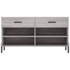 skobænk 102x35x55 cm konstrueret træ grå sonoma-eg