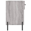 skobænk 102x35x55 cm konstrueret træ grå sonoma-eg