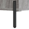skobænk 102x35x55 cm konstrueret træ grå sonoma-eg