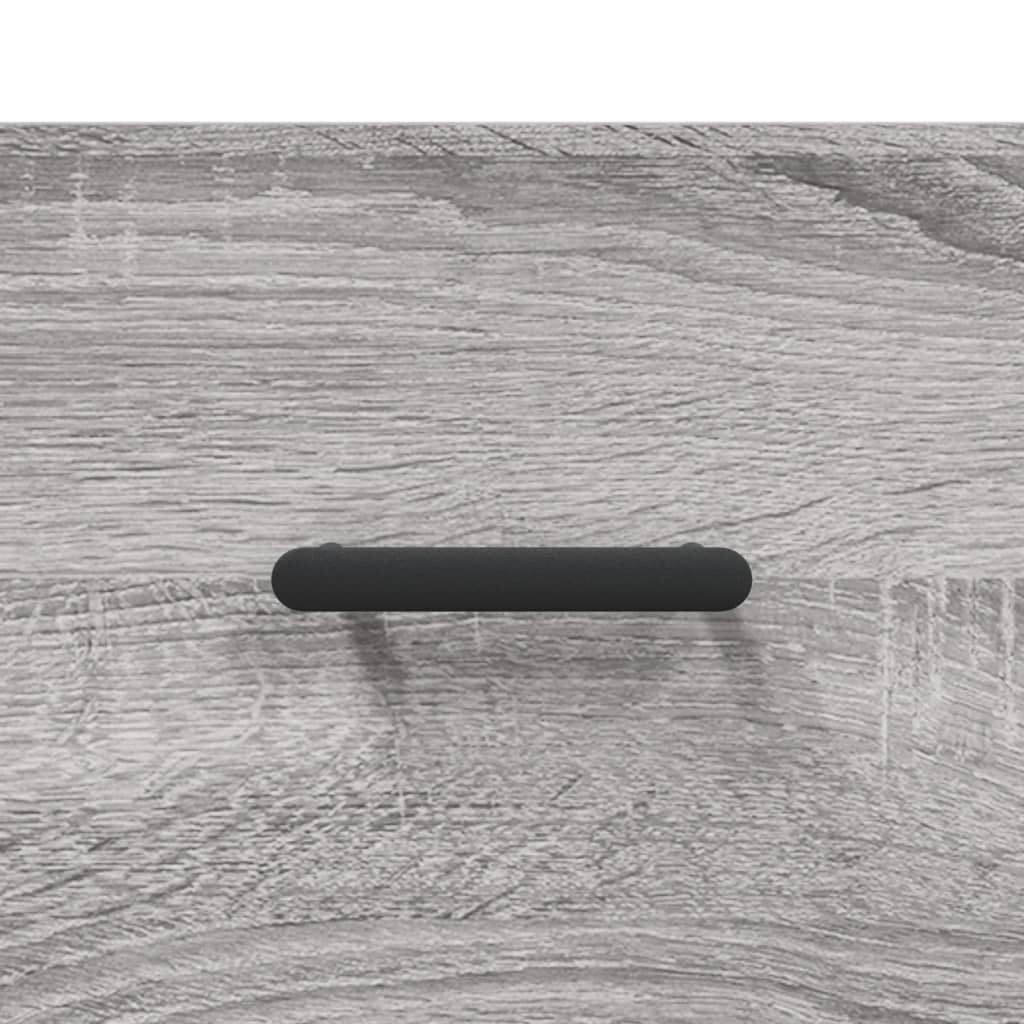 skobænk 102x35x55 cm konstrueret træ grå sonoma-eg