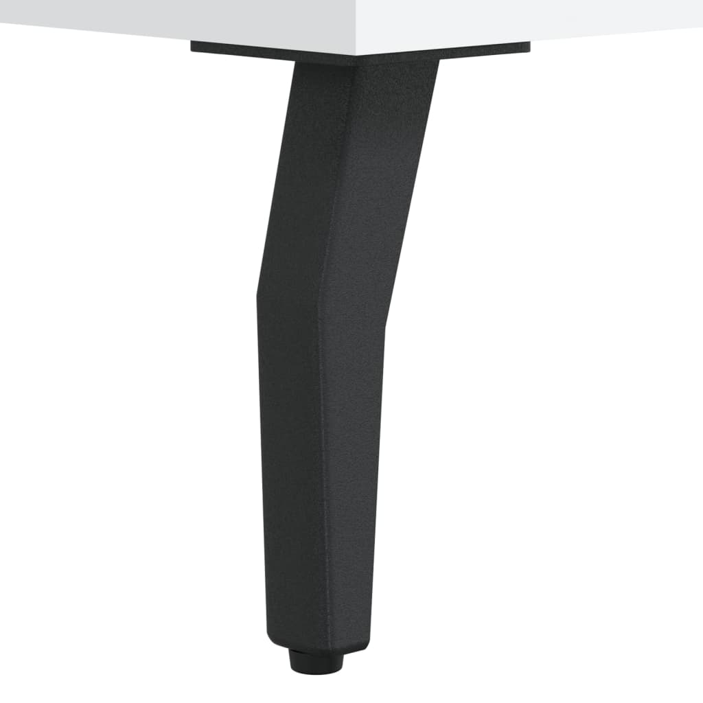 skobænk 102x35x55 cm konstrueret træ hvid