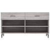 skobænk 102x35x55 cm konstrueret træ grå sonoma-eg