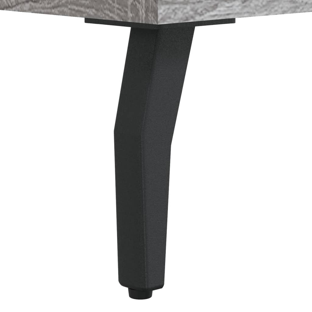 skobænk 102x35x55 cm konstrueret træ grå sonoma-eg