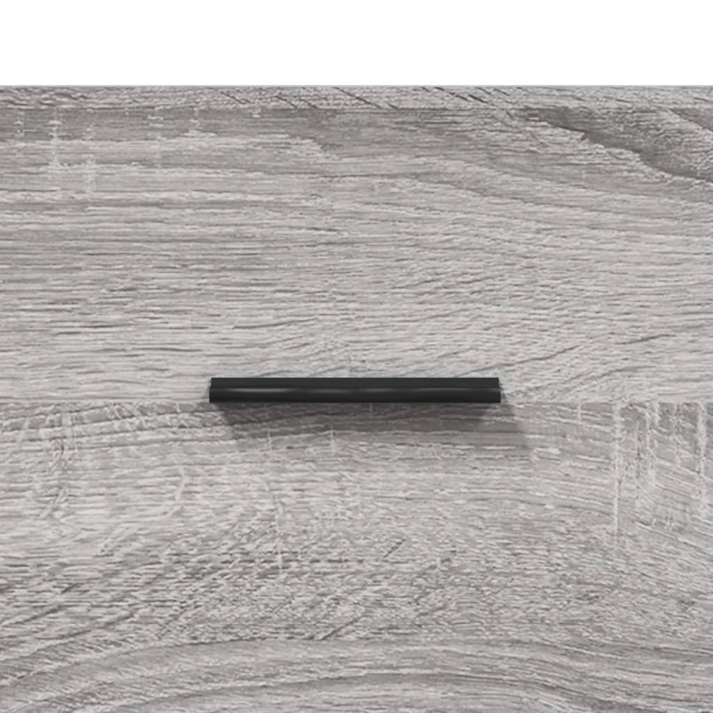 skobænk 102x35x55 cm konstrueret træ grå sonoma-eg