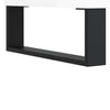skobænk 102x35x55 cm konstrueret træ hvid højglans