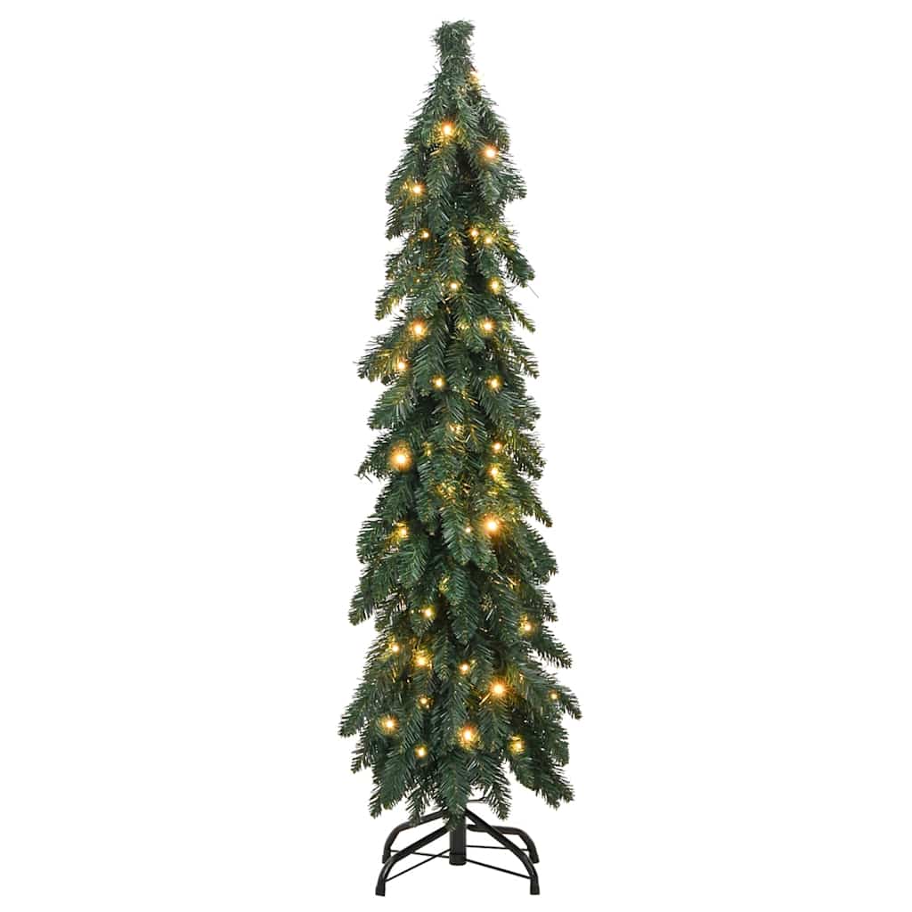 kunstigt juletræ med 60 LED'er 120 cm