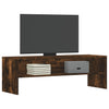 tv-bord 120x40x40 cm konstrueret træ røget egetræsfarve