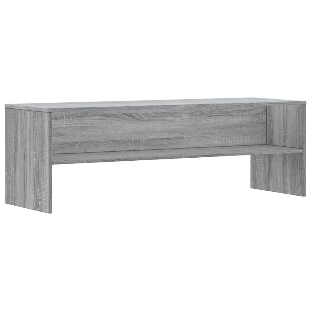 tv-bord 120x40x40 cm konstrueret træ grå sonoma-eg
