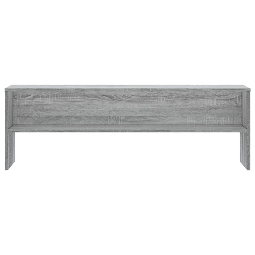 tv-bord 120x40x40 cm konstrueret træ grå sonoma-eg