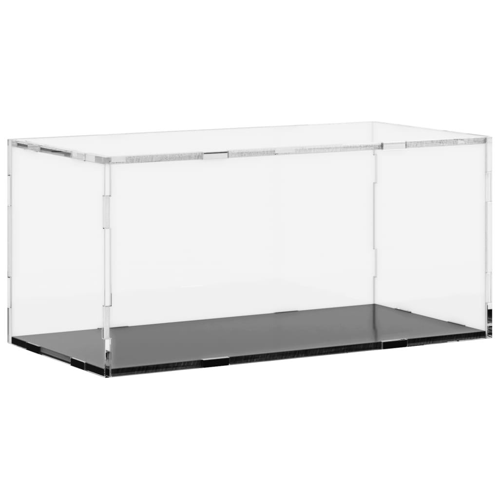 displaykasse transparent 30x15x14 cm akryl