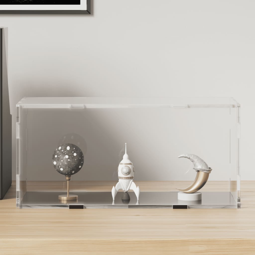 displaykasse transparent 30x15x14 cm akryl