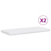 daybed med udtræk og skuffer 80x200 cm stof cremefarvet
