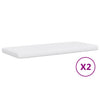 daybed med udtræk og skuffer 80x200 cm stof cremefarvet
