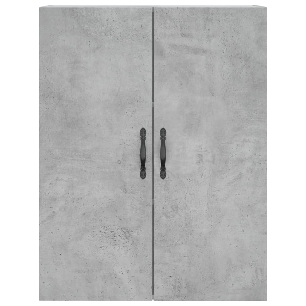 højskab 69,5x34x180 cm konstrueret træ betongrå