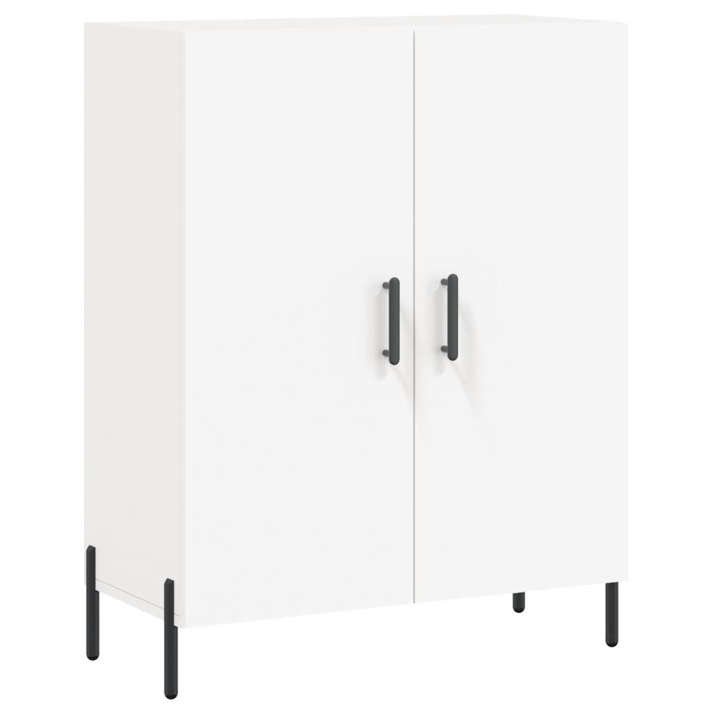 højskab 69,5x34x180 cm konstrueret træ hvid