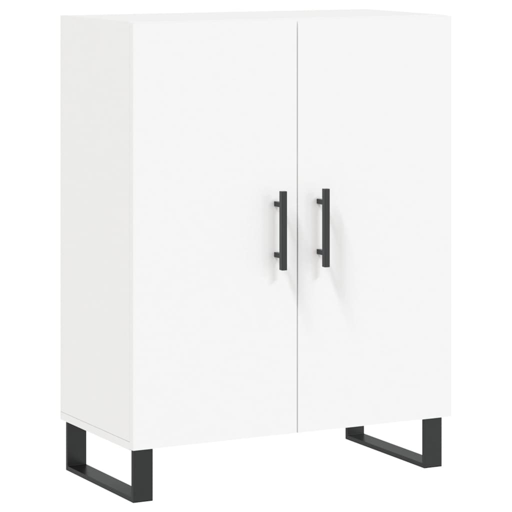 højskab 69,5x34x180 cm konstrueret træ hvid