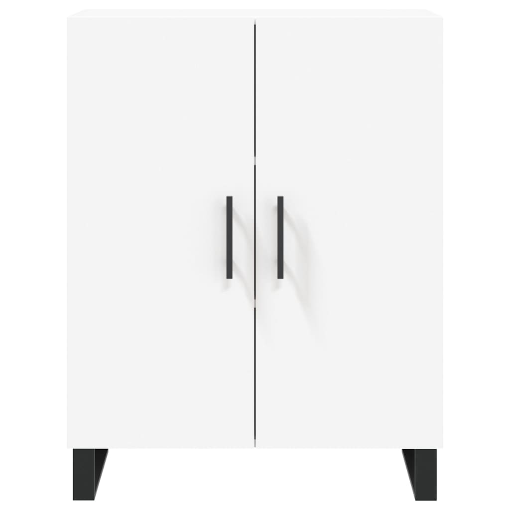højskab 69,5x34x180 cm konstrueret træ hvid