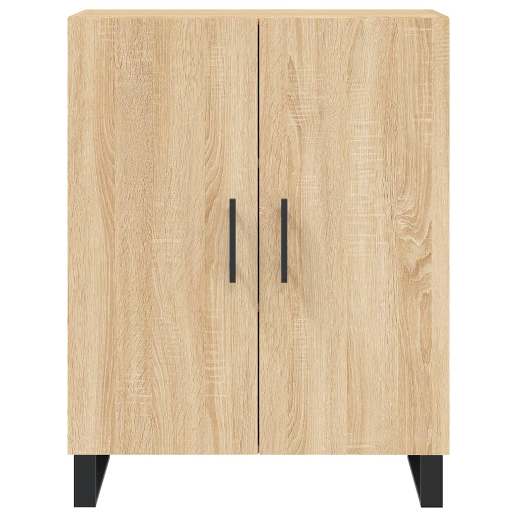 højskab 69,5x34x180 cm konstrueret træ sonoma-eg