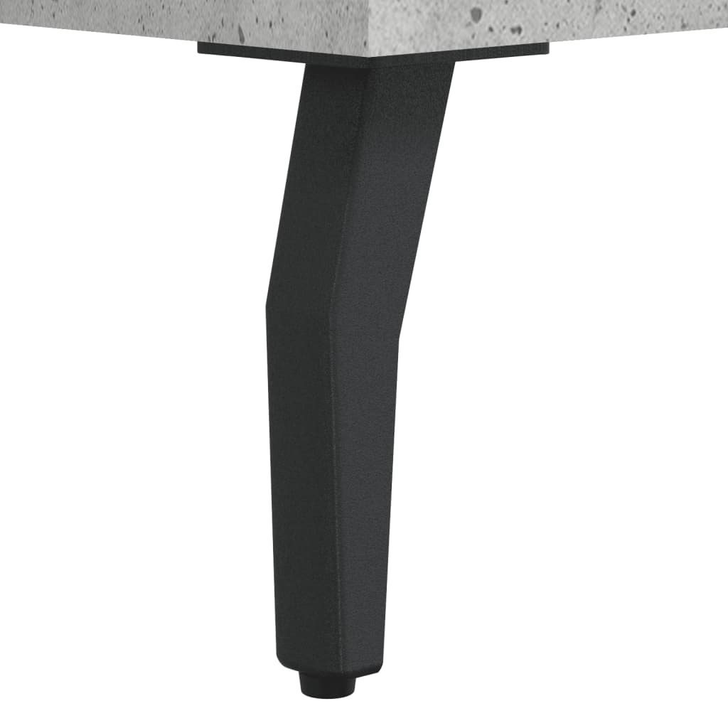 højskab 69,5x34x180 cm konstrueret træ betongrå