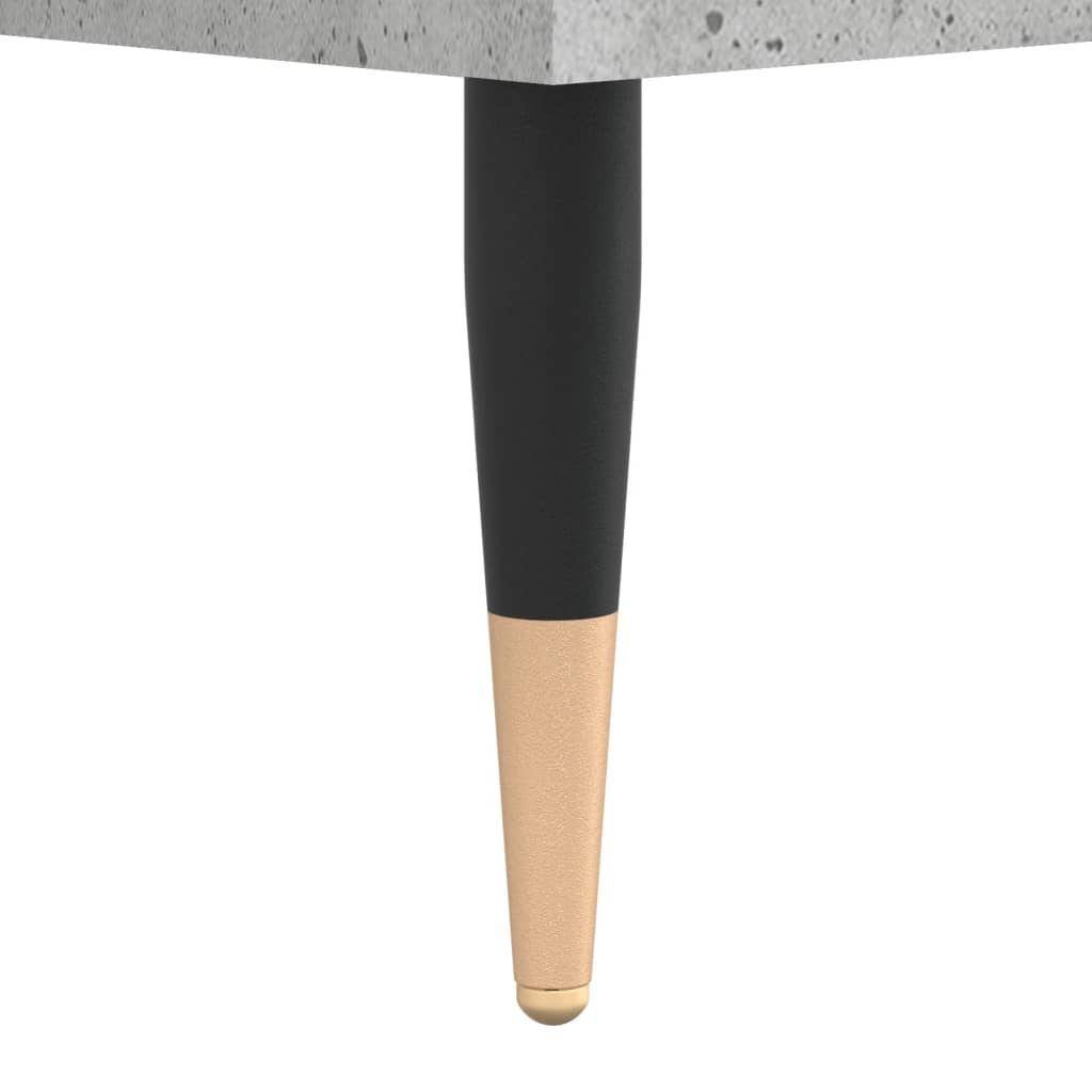 højskab 69,5x34x180 cm konstrueret træ betongrå