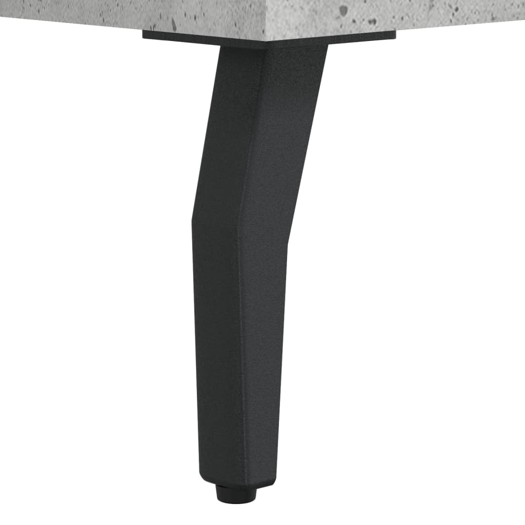 højskab 69,5x34x180 cm konstrueret træ betongrå
