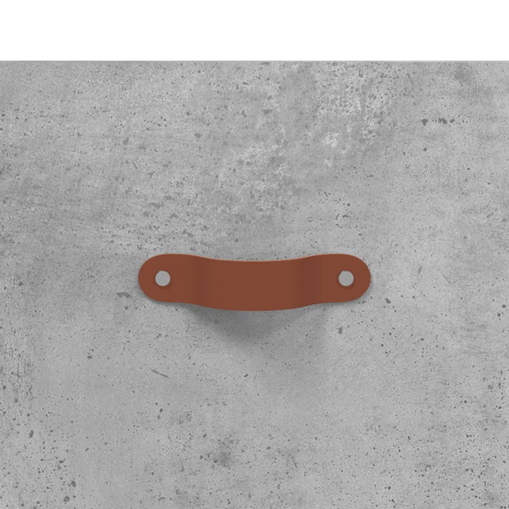 skab 34,5x34x180 cm konstrueret træ betongrå