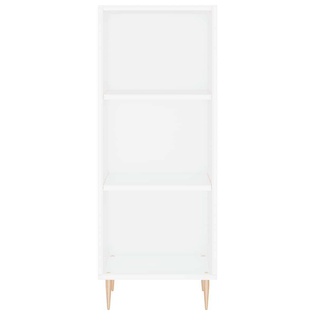 skab 34,5x34x180 cm konstrueret træ hvid