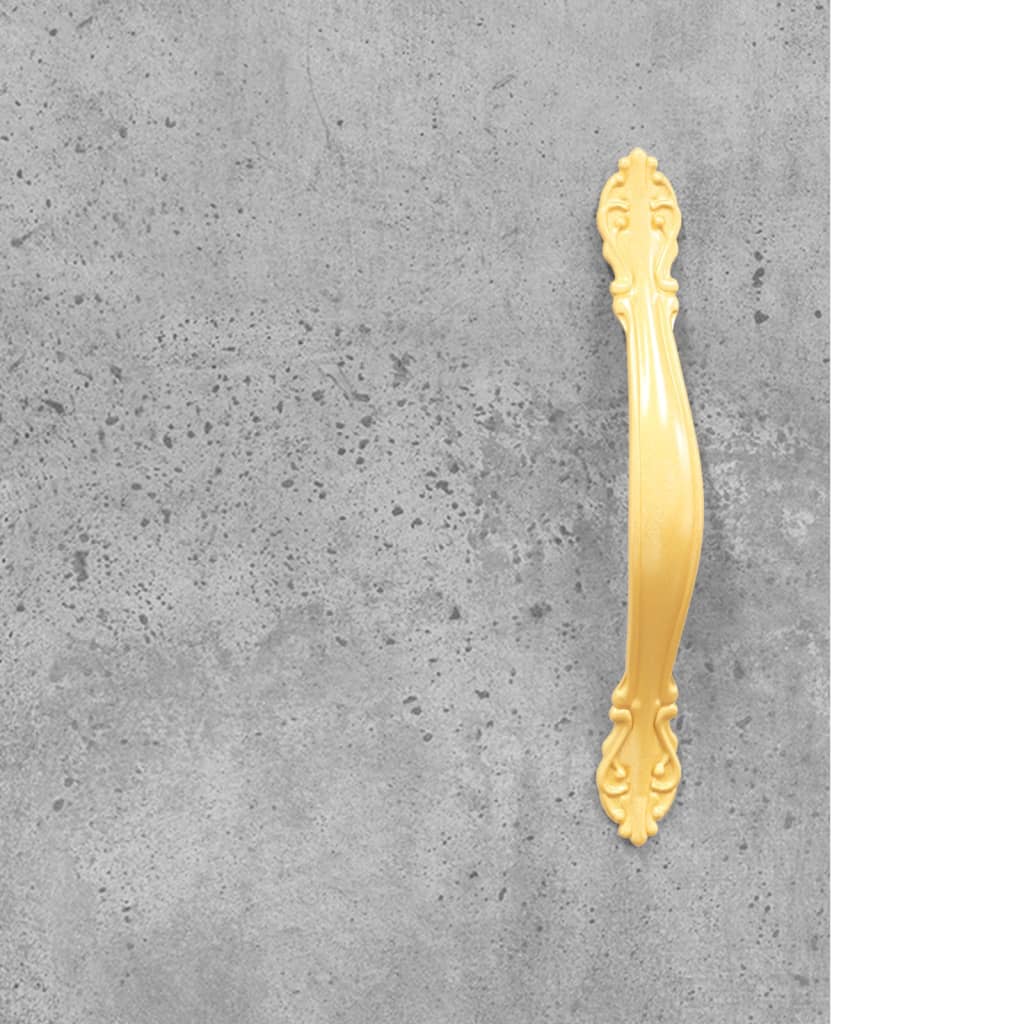 skab 34,5x34x180 cm konstrueret træ betongrå