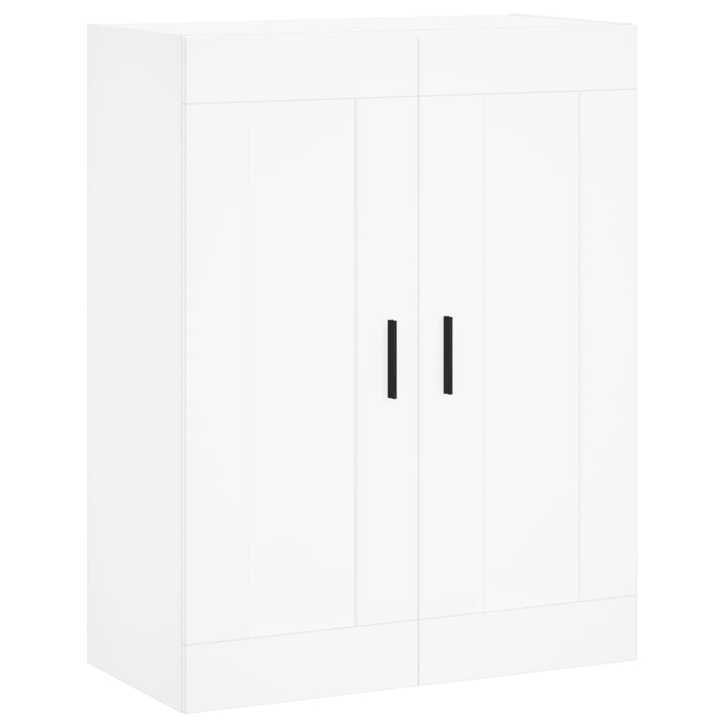 højskab 69,5x34x180 cm konstrueret træ hvid