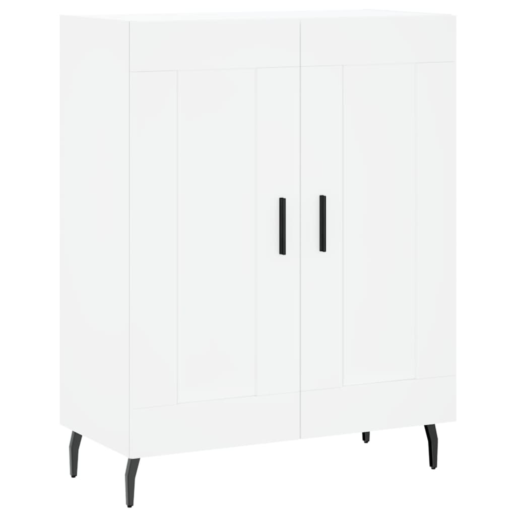 højskab 69,5x34x180 cm konstrueret træ hvid