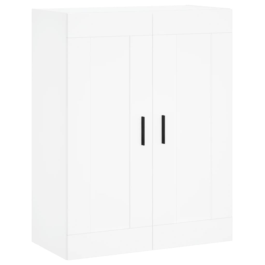 højskab 69,5x34x180 cm konstrueret træ hvid