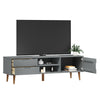 tv-skab MOLDE 158x40x49 cm massivt fyrretræ grå