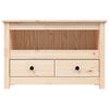 tv-bord 79x35x52 cm massivt fyrretræ