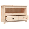 tv-bord 79x35x52 cm massivt fyrretræ