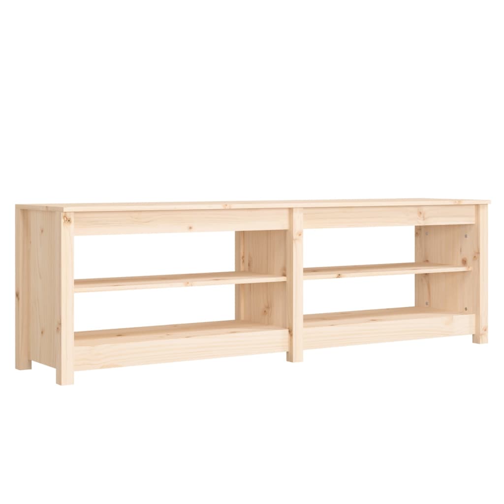 skobænk 160x36,5x50 cm massivt fyrretræ