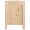 entrébænk 80x40x60 cm massivt fyrretræ
