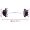 curl-vægtstang med skiver 60 kg