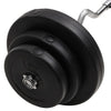 curl-vægtstang med skiver 60 kg