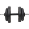 curl-vægtstang og håndvægt med skiver 60 kg