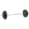 vægtstang og håndvægt med skiver 60 kg