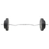 vægtstang og håndvægt med skiver 60 kg