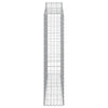buede gabionkurve 10 stk. 200x30x140/160 cm galvaniseret jern