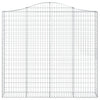 buede gabionkurve 11 stk. 200x30x180/200 cm galvaniseret jern